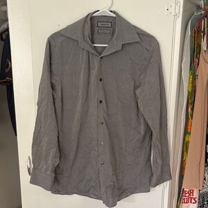 Calvin Klein Charcoal Button-Up Shirt